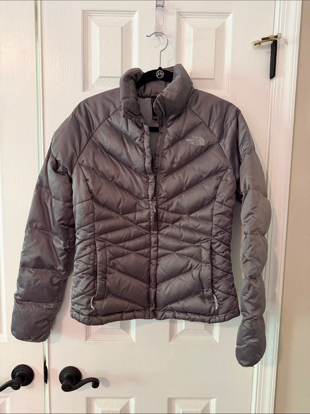 The North Face Women's Sliver Gray Puffer Jacket